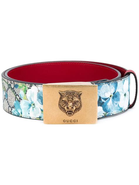 gucci belt bloom blue|authentic Gucci women belt.